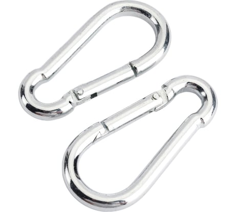 Пружинный карабин Саморезик 6х60 DIN 5299 C, 5 шт DIN5299C-6х60-5