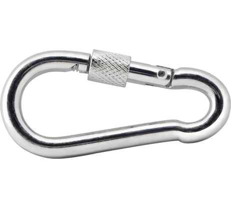 Карабин с фиксатором Саморезик 11х120 DIN 5299 D DIN5299D-11х120-1