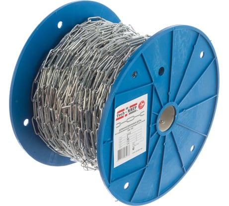 Длиннозвенная оцинкованная цепь Tech-krep LLC 2 80 м 00004574