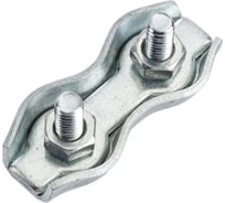 Двойной зажим для стальных канатов BEFAST duplex, цинк, 6 мм, 2 шт. DU62S