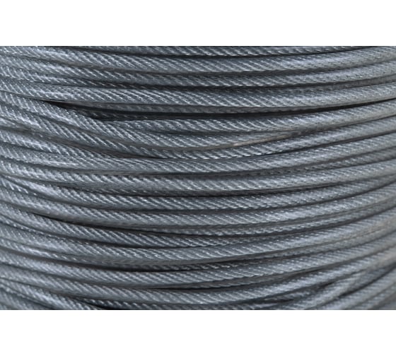 Стальной трос Стройбат в оболочке PVC 2/4 мм, 200 м 1219422 / 115390