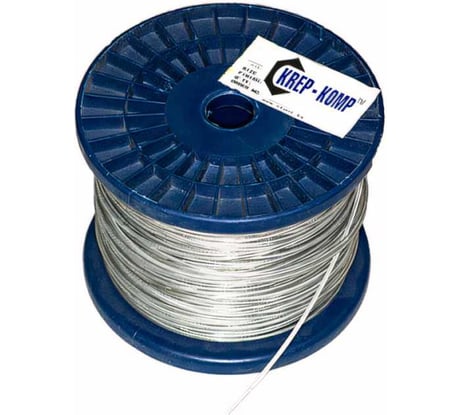 Трос в оплётке ПВХ КРЕП-КОМП 3мм/4мм 250м тп34