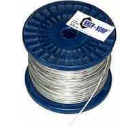 Трос в оплётке ПВХ КРЕП-КОМП 6миллиметр/8миллиметр 100 метров тп68