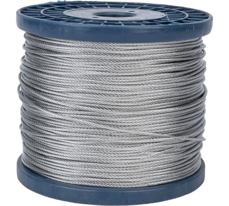 Трос для растяжки КРЕП-КОМП DIN 3055 2 миллиметр 250метров тр2