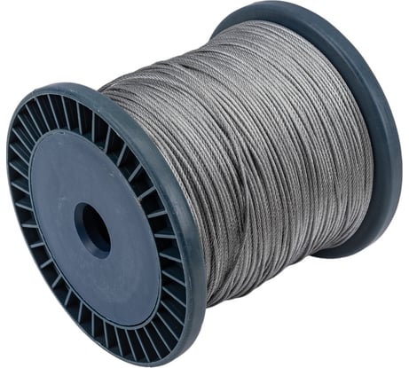 Трос для растяжки КРЕП-КОМП DIN 3055 1.5 миллиметр 250метров тр1,5