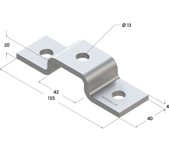 Соединительная скоба Termoclip 41х21 4F3 9380001