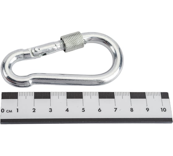 Пожарный карабин с фиксат. КРЕП-КОМП DIN 5299 D м8 25шт кпф8ф