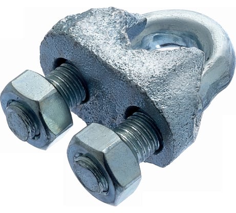 Зажим троса Стройметиз 10 мм DIN 741 1 шт, перф.подвес 00000064874 4010052