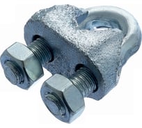 Зажим троса Стройметиз 5 мм DIN 741 2 шт, перф.подвес 00000054171 4010022