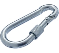 Карабин усиленный Стройметиз 10 мм DIN 5299 D 1 шт., перф.подвес 00000040138 4040132