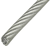 Трос Tech-Krep DIN 3055 сталь в ПВХ SWR М8 PVC М10 100 м R УТ-00013388