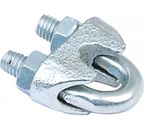 Зажим троса Fixbox DIN741 6 мм белый цинк 2 шт 030130