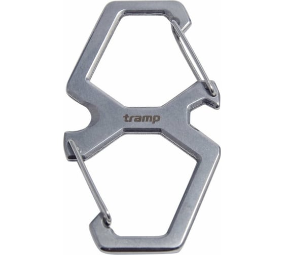 Двойной карабин со стропорезом Tramp сталь TRA-223(2123)