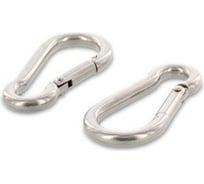 Карабин METIZ-A2 ART.9075 4x40 мм, А4, нержавеющий, пружинный, 4 шт. 90754440 4 32906874