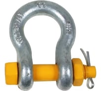 Скоба монтажная ЦКИ DIN 833, 1.5т, цинк, 1 шт. 10687