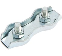 Зажим троса ПАРТНЕР DUBLEX оцинк. 5мм 4690250051134