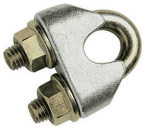 Зажим троса ЦКИ DIN1142, 19 мм, Ц, 2 шт. 11927 1