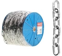 Цепь сварная короткозвенная STARFIX цинк, М4, DIN 766, бухта 40 м SMP-63684-40
