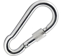 Карабин ООО ПКФ Сварком 6x60 с фиксатором НЕРЖАВЕЙКА cр13294