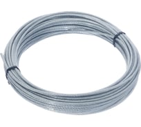 Трос стальной Стройметиз в оплетке ПВХ М2/3 мм (уп. 10м) подвес 4150041