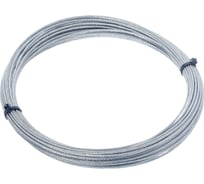 Трос стальной Стройметиз 4.0мм DIN 3055 цинк (уп. 10м) подвес 4141071