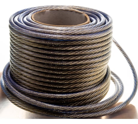 Стальной трос в ПВХ оплетке BEFAST DIN3055 8/10, 50м TCPVC081050S