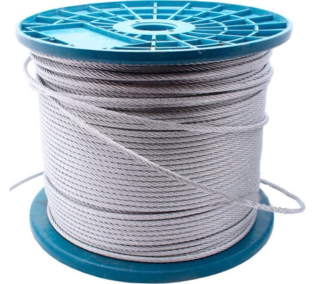 Трос стальной Партнер оцинкованный, D 6,0 мм 20 м. ФАС 15225 20 68