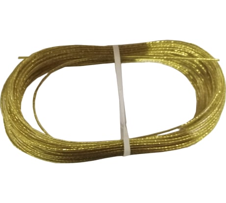 Стальной латунированный трос с покрытием полиамид BEFAST 2, погодоустойчивый, золотой, 20м TCO020YS