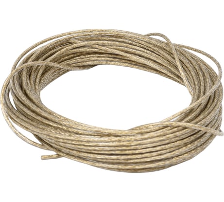 Стальной латунированный трос с покрытием полиамид BEFAST 3.0 погодоустойчивый, золот, 20м TCO030YS