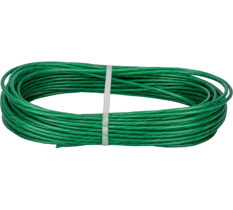 Стальной латунированный трос с покрытием полиамид BEFAST 3.0 погодоустойчивый, зеленый, 20м TCO030GS