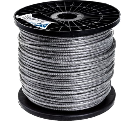 Стальной трос ЗУБР Профессионал DIN 3055, d=1.5 мм, L=200 м 4-304110-15