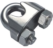 Зажим для стальных канатов МЕТАЛЛСЕРВИС DIN 741 оцинкованный, 6 мм 2 шт. МС 1271144