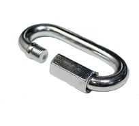 Карабин Море-Метизов АРТ 9077 винтовой для соединения цепей А4, 8 мм, 5 шт KARABVINА4А485M