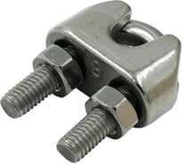 Зажим для стальных канатов 23 БОЛТА М4, нержавеющий DIN 741 , 10шт. зкн4