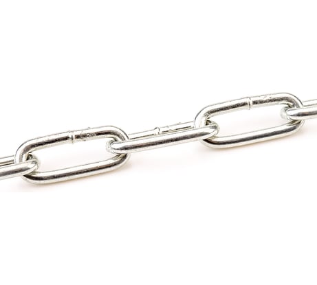 Сварная цепь Стройметиз М3 DIN 763 длиннозвенная 5 м пакет 416325