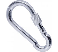 Пожарный карабин с фиксатором Промрукав 6 мм, DIN 5299D, 1 шт. PR08.25082