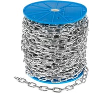 Цепь сварная короткозвенная STARFIX цинк, М3, DIN 766, бухта 50 м SMP-63683-50
