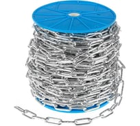 Цепь сварная длиннозвенная STARFIX цинк, М8, DIN 763, бухта 15 м SMP-42320-15