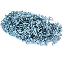 Витая цепь Стройбат DIN 5686, 2.5 мм, белый цинк 115340