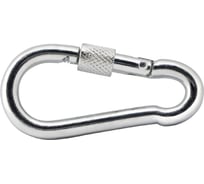 Карабин с фиксатором Tech-Krep DIN 5299 D 10х100 25 шт УТ-00012198