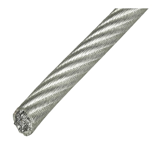 Трос Tech-Krep DIN 3055 сталь в ПВХ SWR М6 PVC М8 100 м 00004995