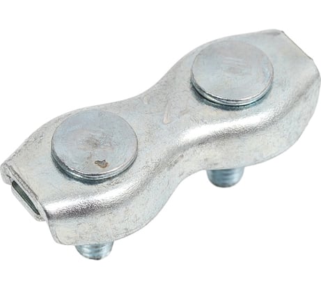 Зажим ЖЕСТЬ Duplex для троса 2 мм, 2 шт., европодвес УТ-00006124