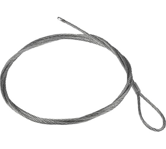 Стальной трос с петлей EKF L2 м 2 мм trp-2 1