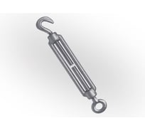 Талреп ЖЕСТЬ DIN 1480, крюк-кольцо, М8, 1 шт., европодвес УТ-00003365
