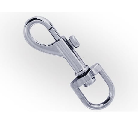 Карабин с вертлюгом (для животных) ЖЕСТЬ 25 мм, 1 шт., европодвес УТ-00002334