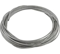 Стальной трос Стройметиз 4.0мм DIN 3055 цинк уп. 20м подвес 967974