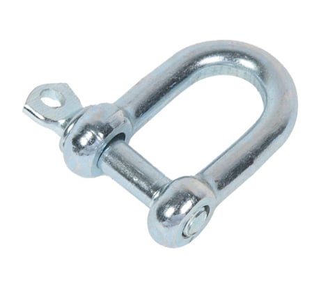 Скоба такелажная STEELREX прямой тип, цинк, 5 мм, упаковка 2 шт. 0507005000W100000210