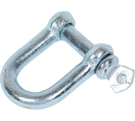 Скоба такелажная STEELREX прямой тип, цинк, 12 мм, упаковка 1 шт. 0507012000W100000110