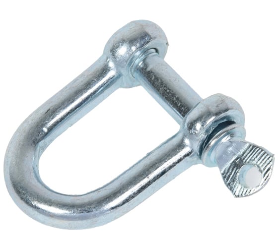 Скоба такелажная STEELREX прямой тип, цинк, 8 мм, упаковка 2 шт. 0507008000W100000210