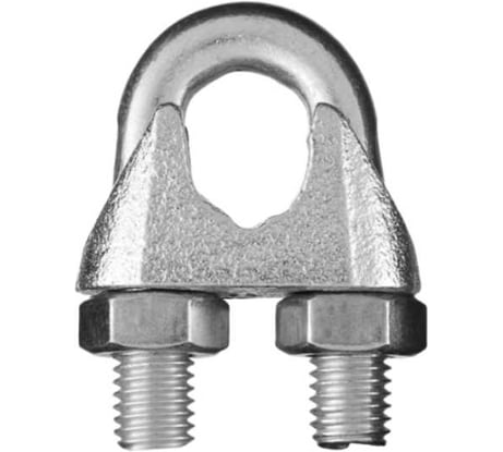 Зажим для стальных канатов STEELREX DIN 741, цинк, 3 мм, упаковка 2 шт. 0519003000W100000210